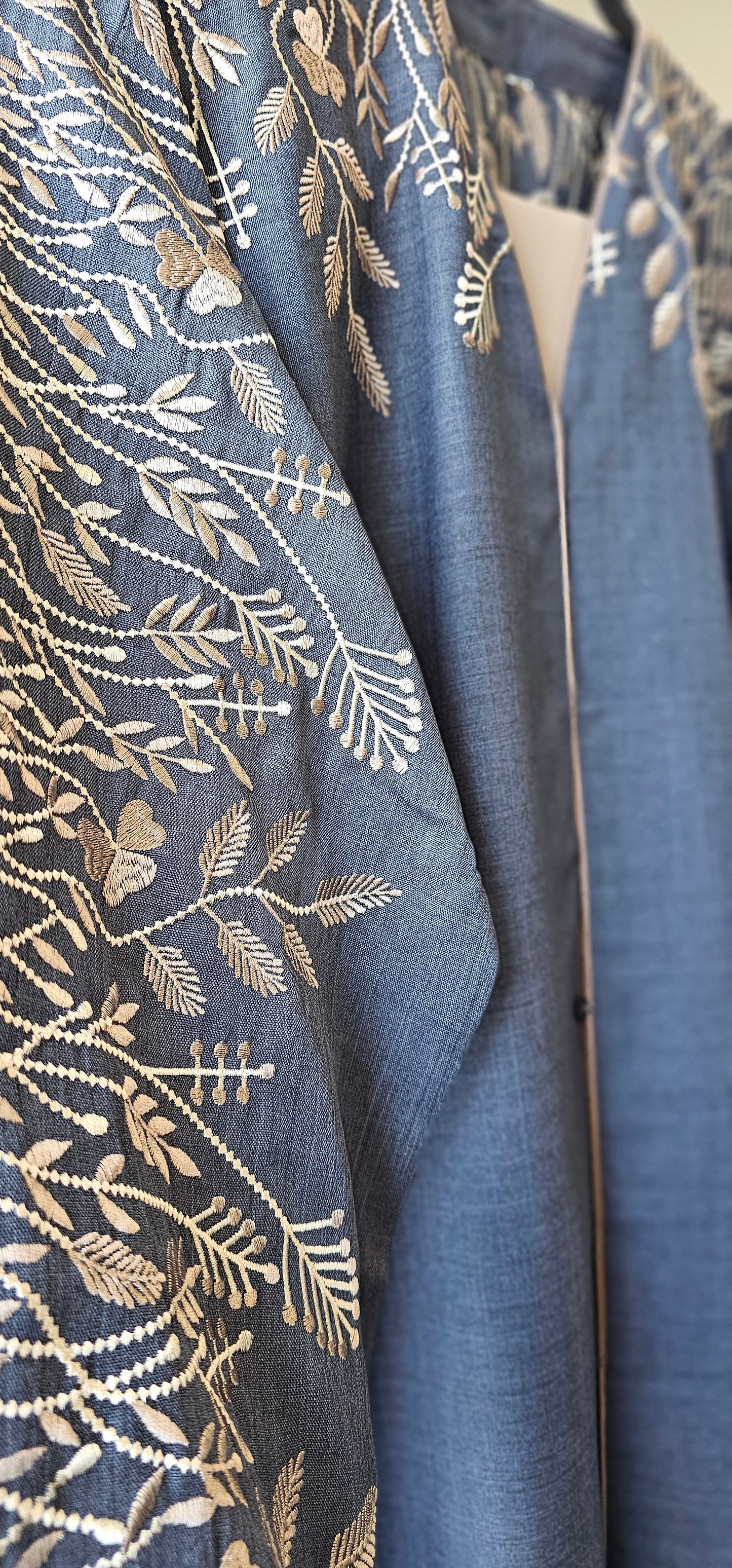 Farah Abaya - Stone Blue