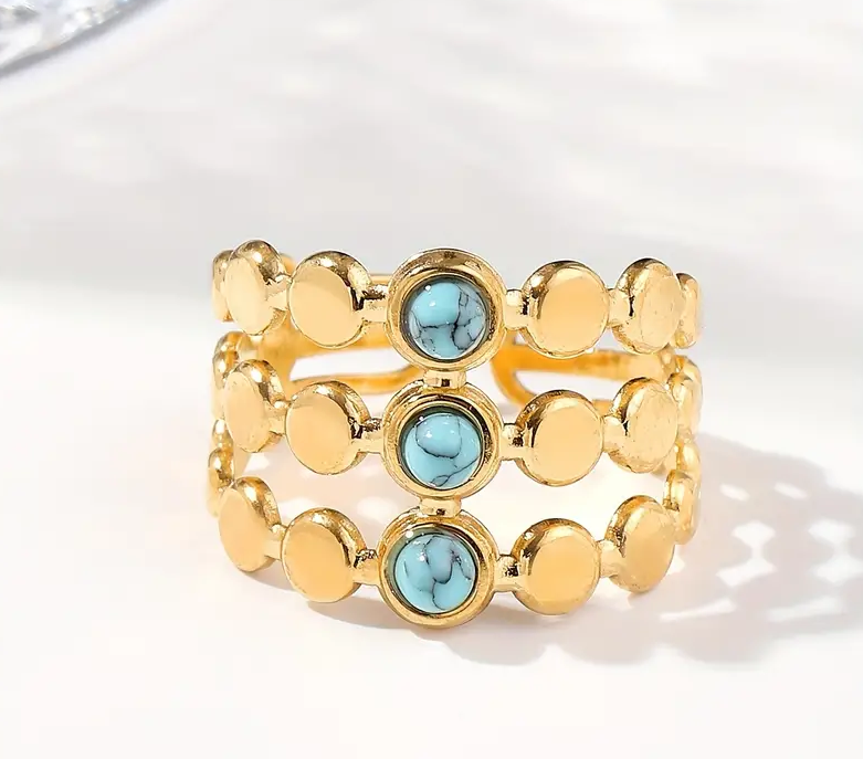 Turquoise Gold Ring