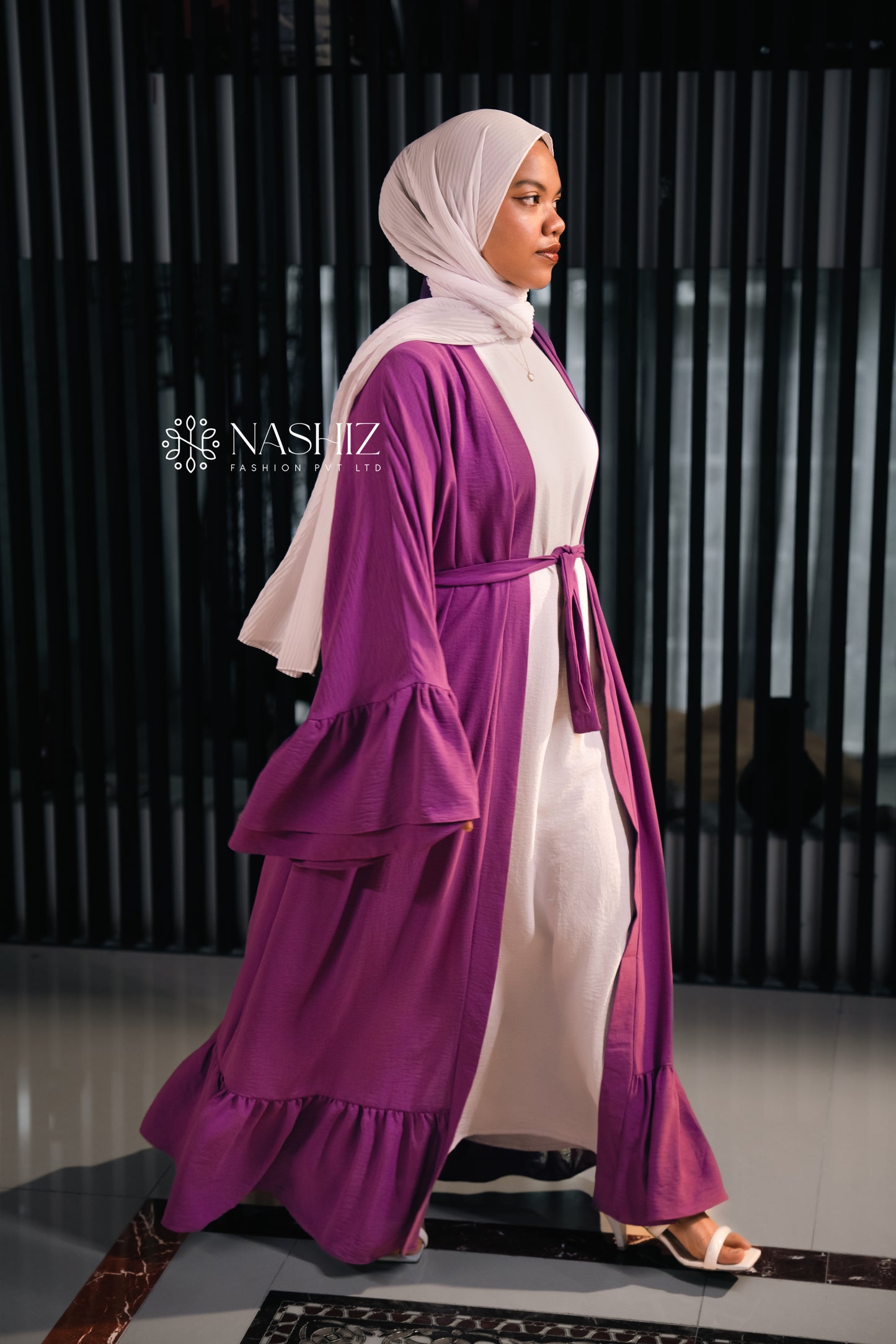 Fall Collection '24 - Purple Frill Kimono [NF041]