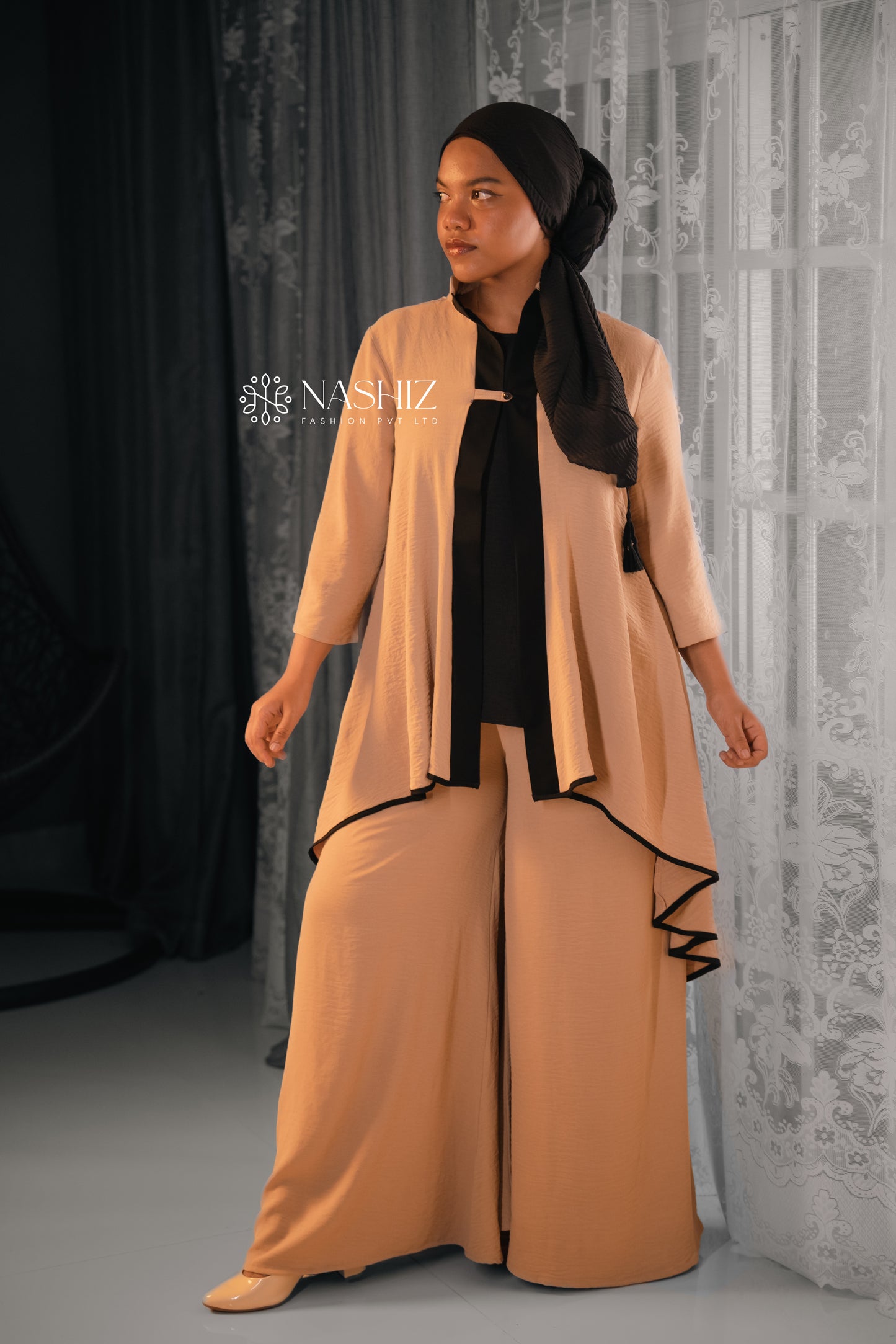 Fall Collection '24 - Beige and Black Suit [NF032]