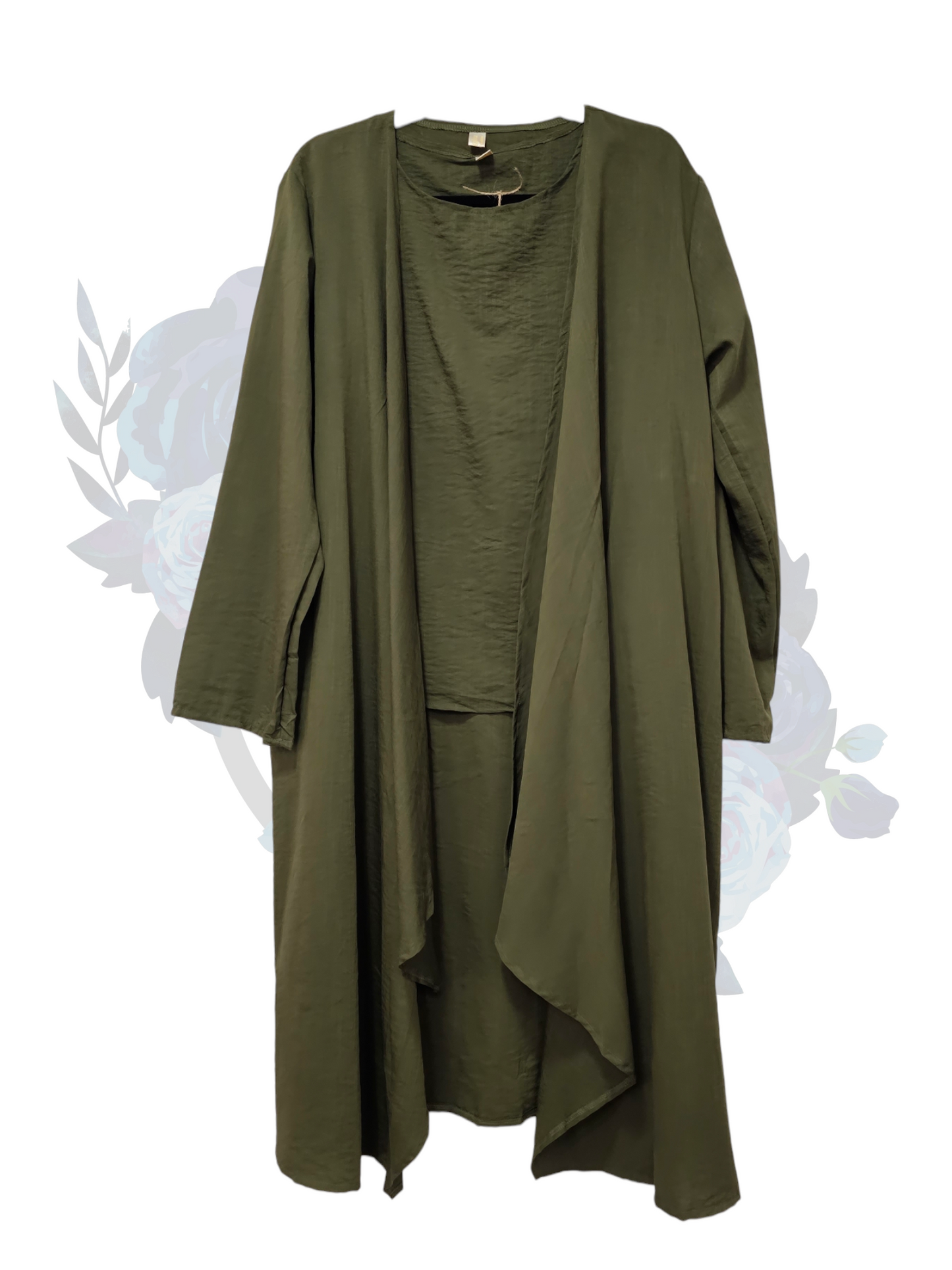 Zahra Modest Suits - Olive Green