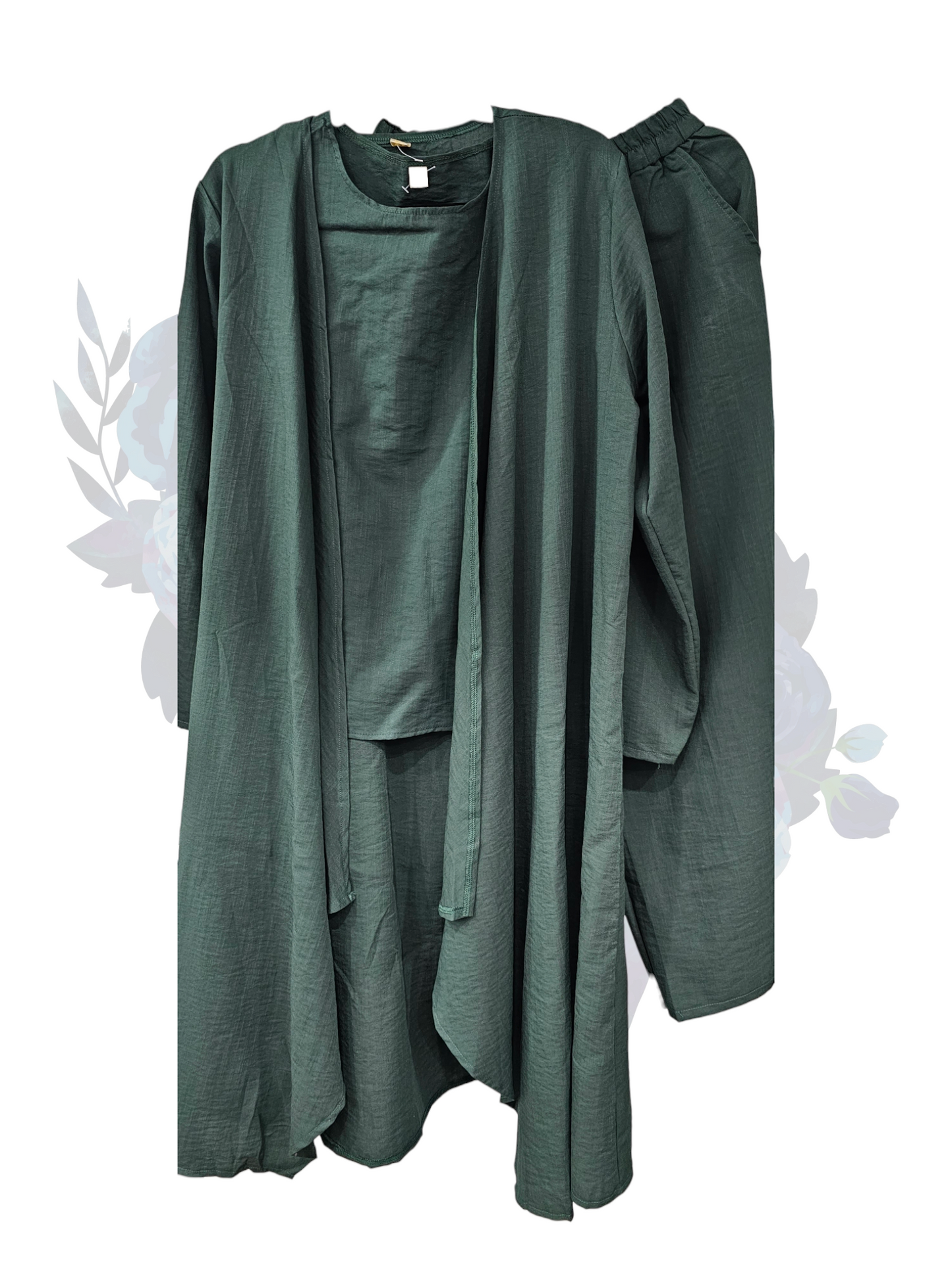 Zahra Modest Suits - Dark Green