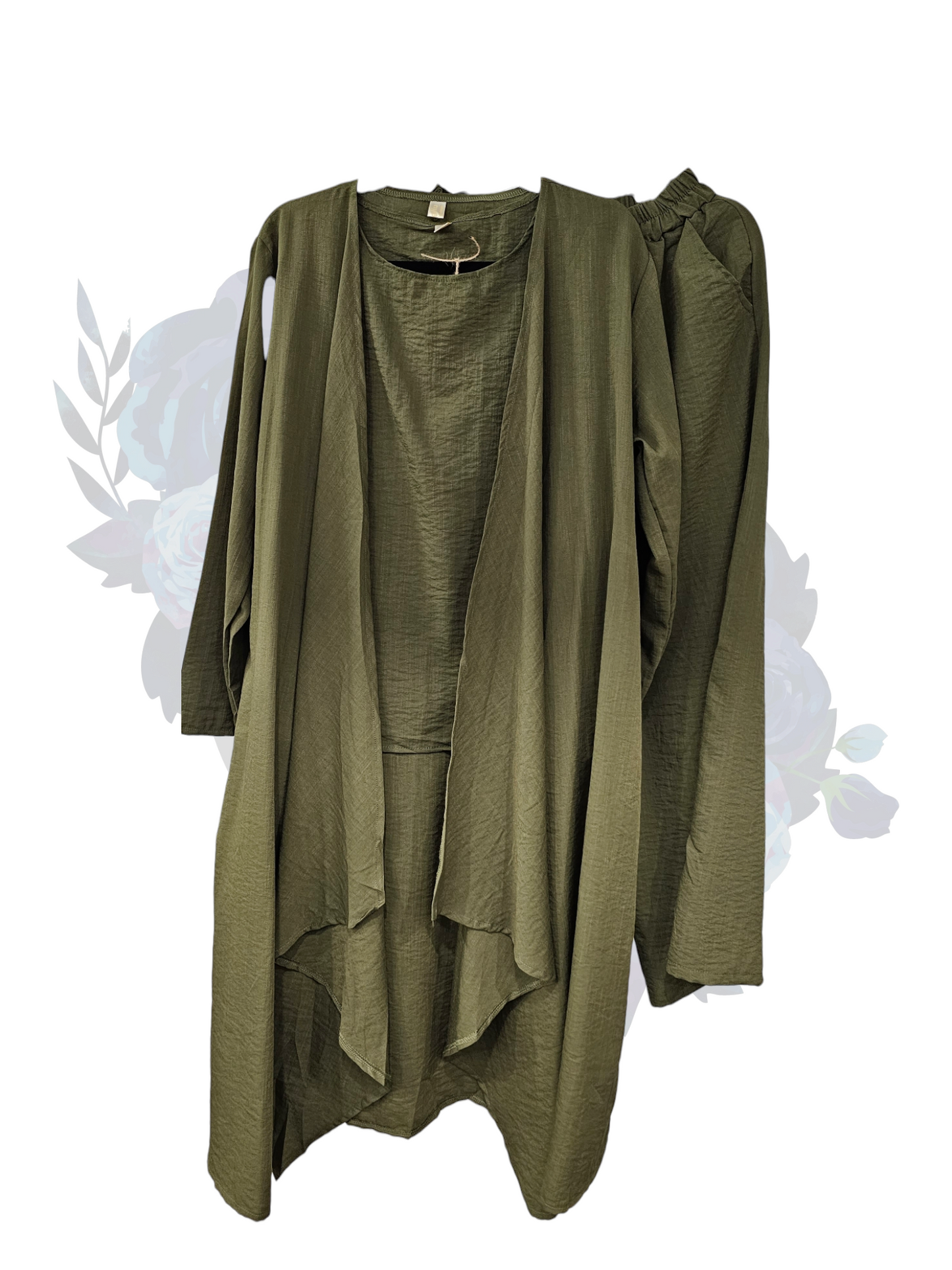 Zahra Modest Suits - Olive Green