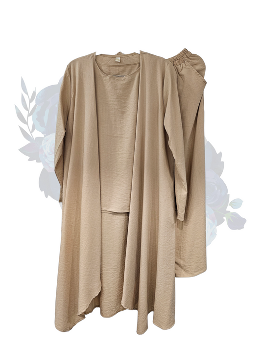 Zahra Modest Suits - Light Beige