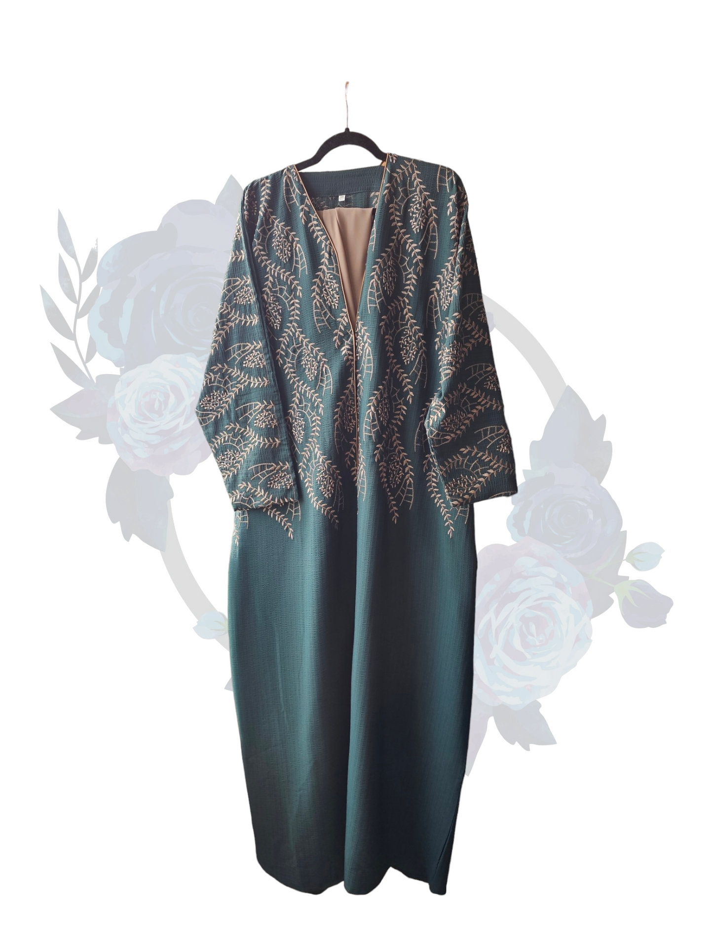 Raha Abaya - Bottle Green