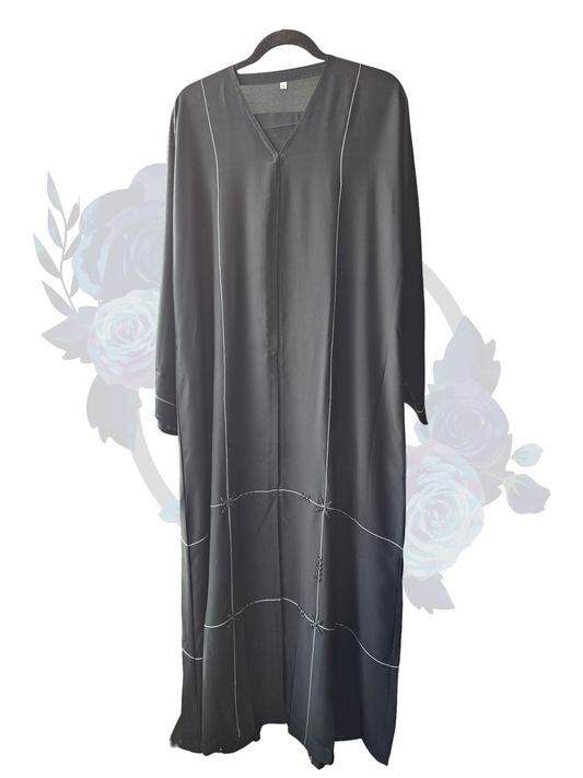 Shiekha Abaya - Black Stone Work