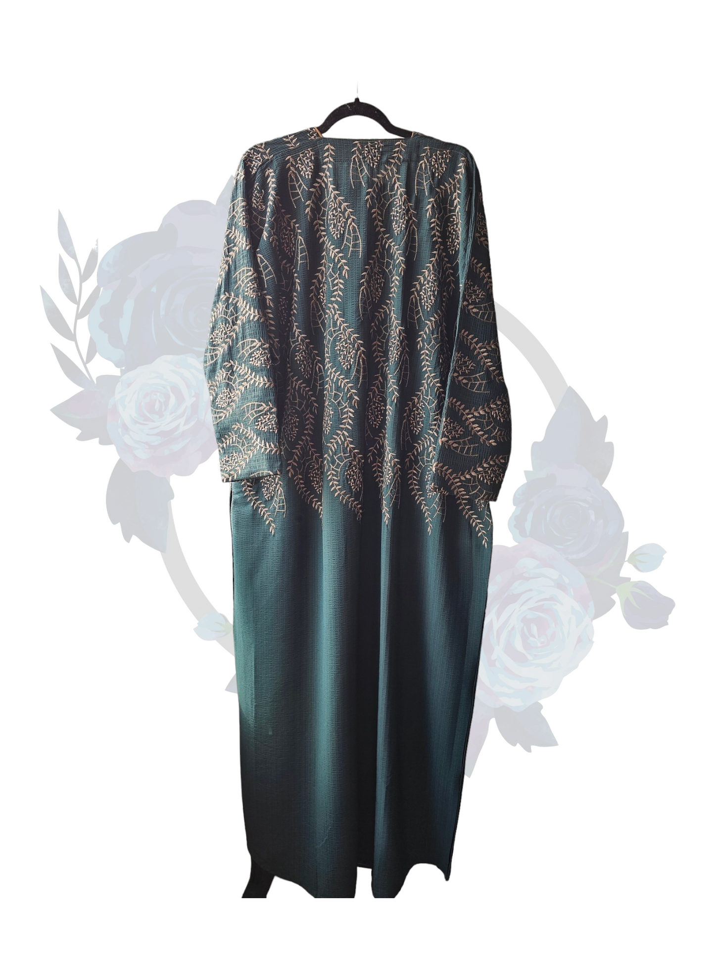 Raha Abaya - Bottle Green