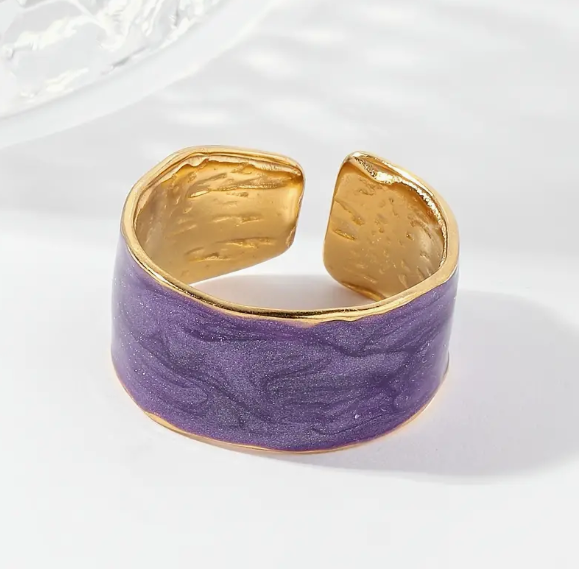 Purple Gold Ring